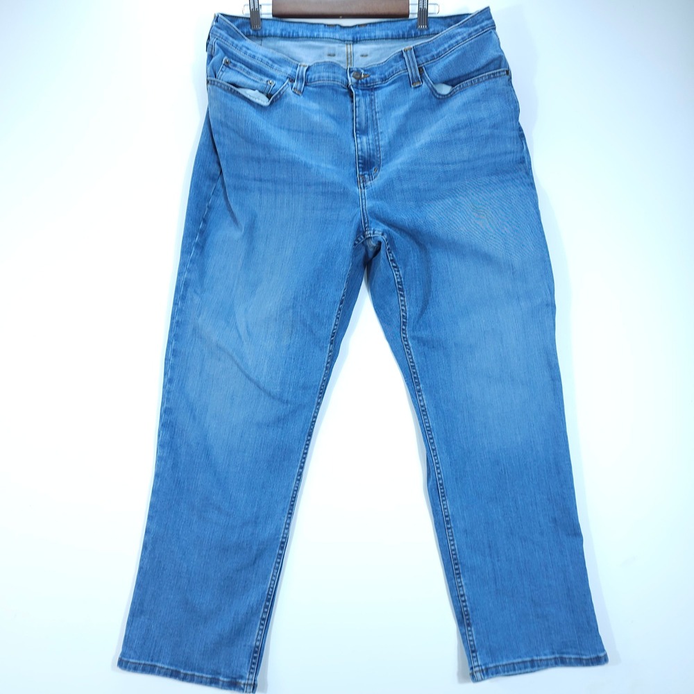 Streetwear LL Bean Jeans Mens 38x28 Blue BeanFlex Classic Fit Denim Stretch